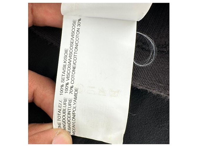 Rick Owens Hose aus schwarzer Seide - Ansicht 7