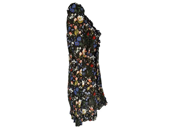 Mini abito Devon Floral-Print di The Vampire's Wife in cotone multicolore - vista 2
