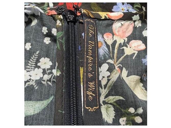 Mini abito Devon Floral-Print di The Vampire's Wife in cotone multicolore - vista 4