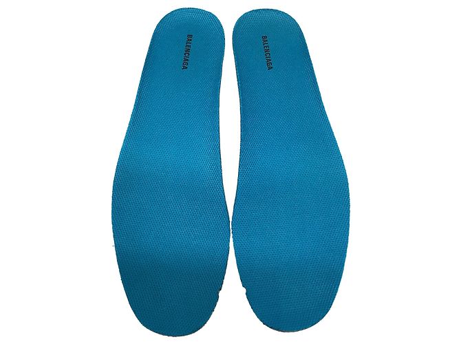 Everyday Baskets Balenciaga Clear Sole Triple S en polyester bleu - vue 11