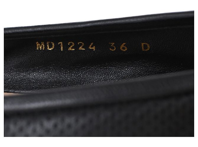 Ballerine con lacci D-Journey in pelle nera Dior Nero - vista 8