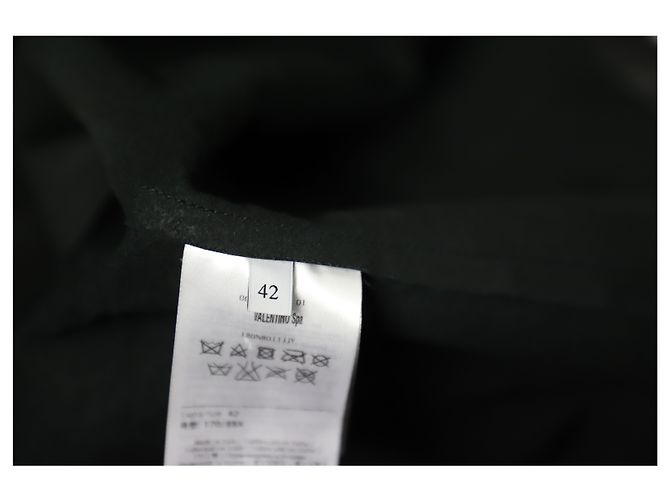 Autre Marque Gabardina de cuero negro Valentino - vista 8