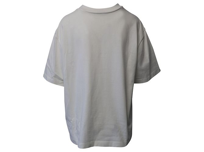 Camiseta Alexander McQueen con botones decorados en algodón blanco - vista 3
