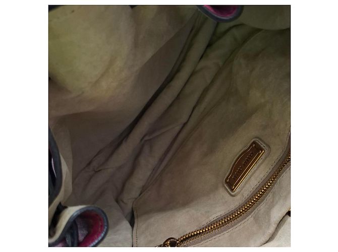 Miu Miu Tri Color Aviator Hobo aus burgunderrotem Leder - Ansicht 6