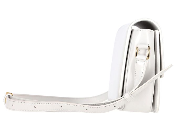 Céline Borsa Teen Triomphe Celine in pelle di vitello bianca Bianco - vista 2