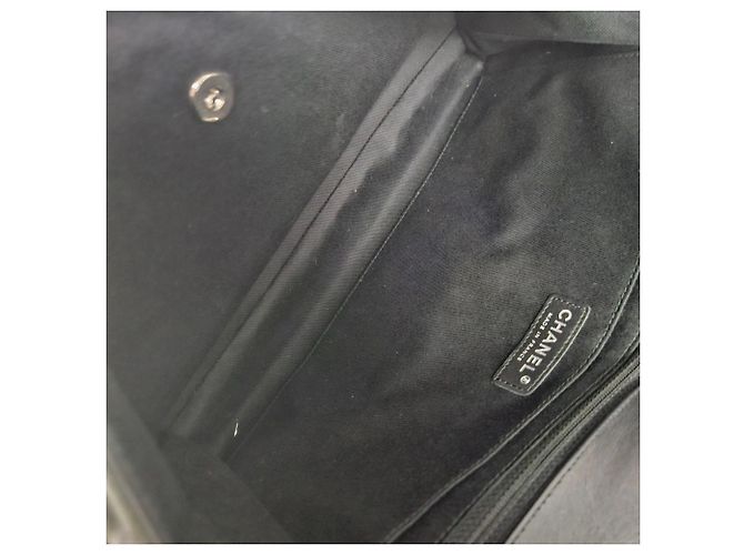 Borsa Chanel Maxi Quilted In The Business Flap in pelle di vitello nera Nero - vista 7