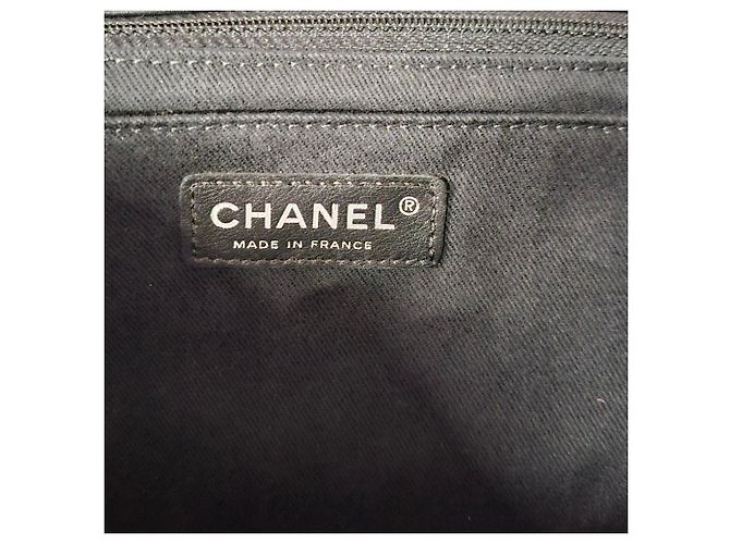 Borsa Chanel Maxi Quilted In The Business Flap in pelle di vitello nera Nero - vista 8
