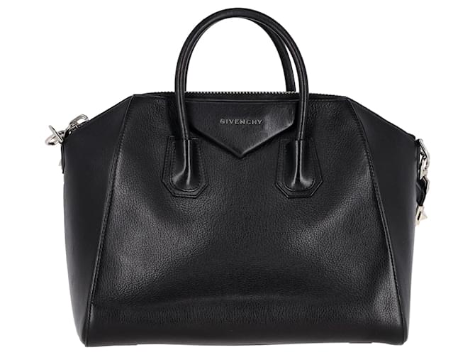 Borsa Antigona Medium in pelle nera Givenchy Nero - vista 4