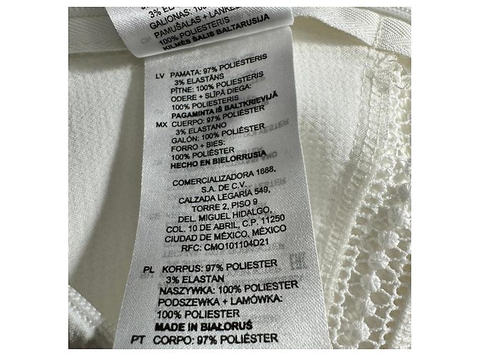 Sandro Ärmelloses Carrie Mini Kleid aus Ecru Polyester Weiß Roh - Ansicht 11