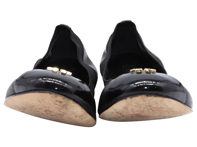 Bailarinas Jolie en piel negra Tory Burch Negro - vista 2