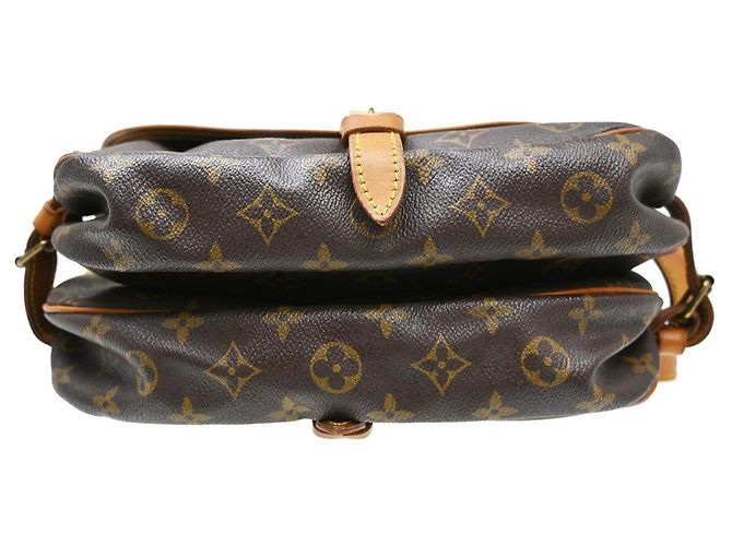 Louis Vuitton Saumur Canvas 30 Marrone - vista 6