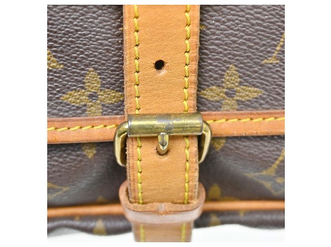 Louis Vuitton Saumur Canvas 30 Marrone - vista 7