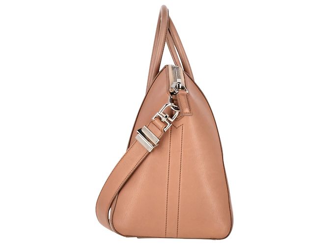 Borsa Antigona Givenchy in pelle beige Marrone - vista 2