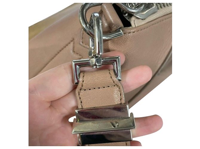 Borsa Antigona Givenchy in pelle beige Marrone - vista 7