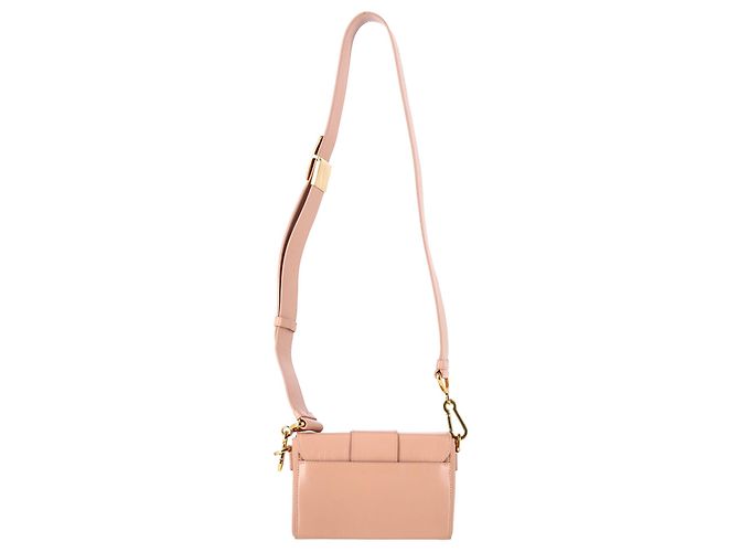 Borsa Dior Micro 30 Montaigne Flap in pelle di vitello rosa - vista 3
