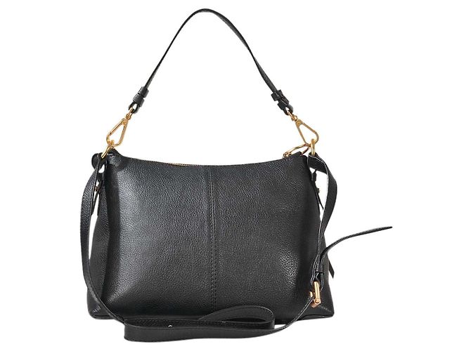 See by Chloé Borsa Hobo Joan - See By Chloe - Black - Pelle Nero - vista 4
