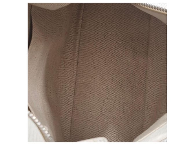 Loewe Puzzle Small Bag aus weißem Kalbsleder Roh - Ansicht 7