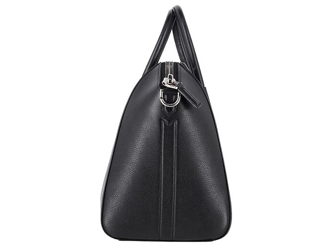 Sac Antigona Medium en cuir de chèvre noir Givenchy - vue 2