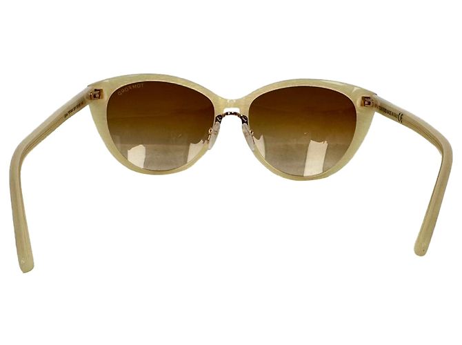 Gafas de sol Cat-Eye Tinted Tom Ford en acetato Ecru Blanco Crudo - vista 6