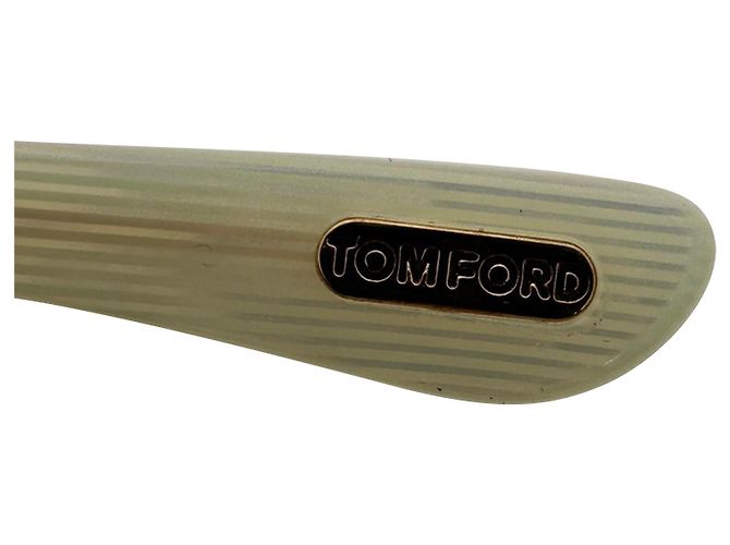 Gafas de sol Cat-Eye Tinted Tom Ford en acetato Ecru Blanco Crudo - vista 9