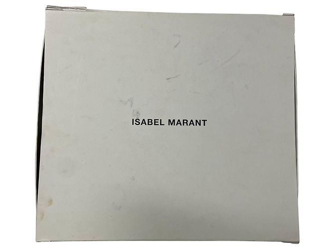Botas Beslay de Isabel Marant en ante perforado gris - vista 10