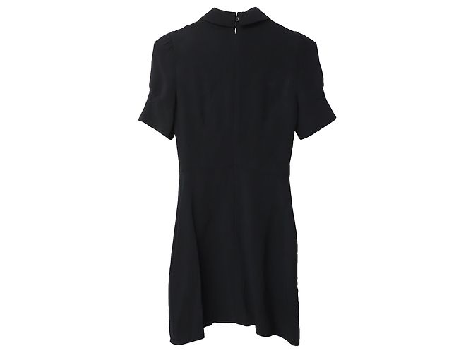 Stella Mc Cartney Mini abito Blair Keyhole in viscosa nera Stella McCartney Nero - vista 5