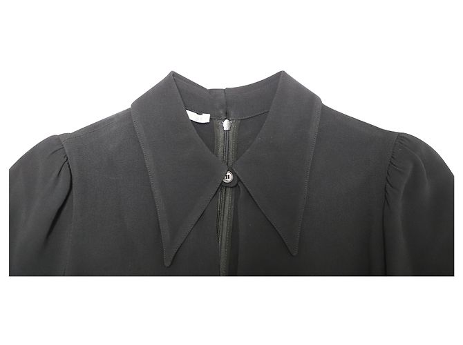 Stella Mc Cartney Mini abito Blair Keyhole in viscosa nera Stella McCartney Nero - vista 6