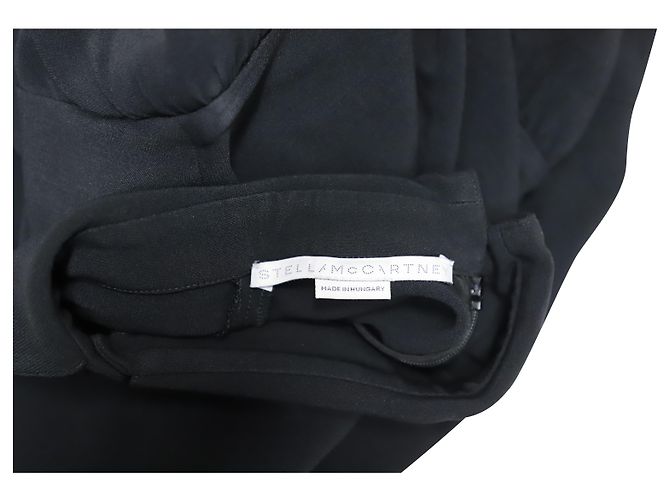 Stella Mc Cartney Mini abito Blair Keyhole in viscosa nera Stella McCartney Nero - vista 7