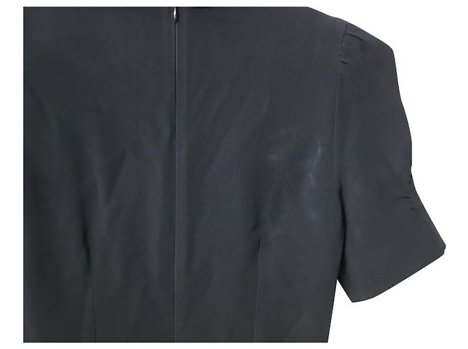 Stella Mc Cartney Mini abito Blair Keyhole in viscosa nera Stella McCartney Nero - vista 8