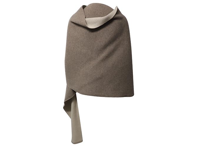 Pull cache-cœur Agnona en cachemire gris - vue 3