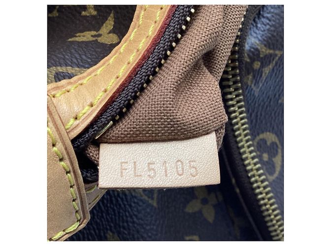 Louis Vuitton Monogram Bosphore Rucksack aus braun beschichtetem Canvas Rot - Ansicht 9