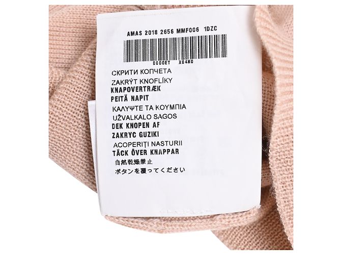 Miu Miu Cardigan mit Schleifendetail aus rosa Virgin Wool Pink - Ansicht 11
