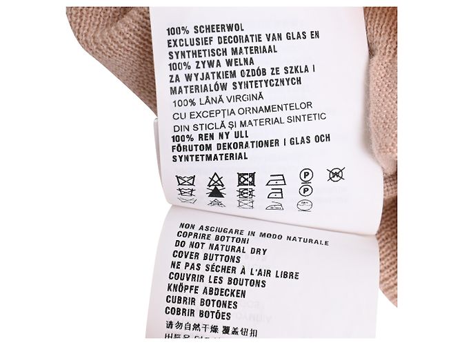 Miu Miu Cardigan mit Schleifendetail aus rosa Virgin Wool Pink - Ansicht 9
