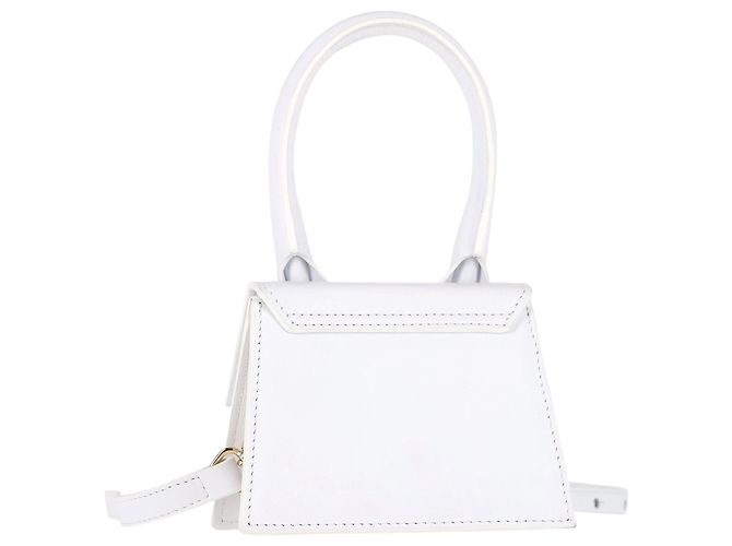 Borsa Mini Le Chiquito di Jacquemus in pelle bianca Bianco Crudo - vista 3
