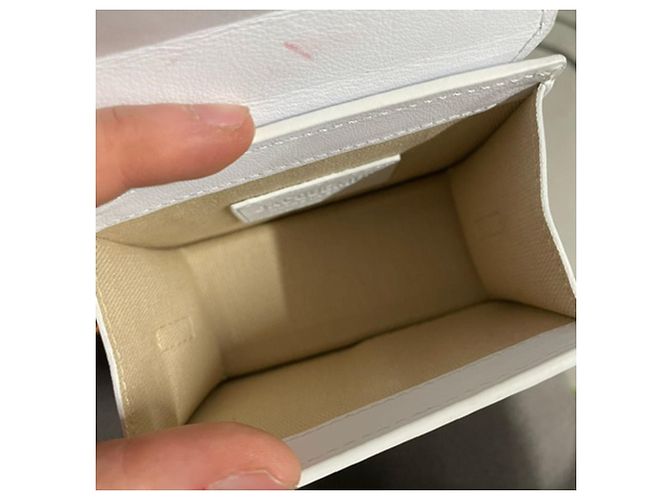 Borsa Mini Le Chiquito di Jacquemus in pelle bianca Bianco Crudo - vista 5