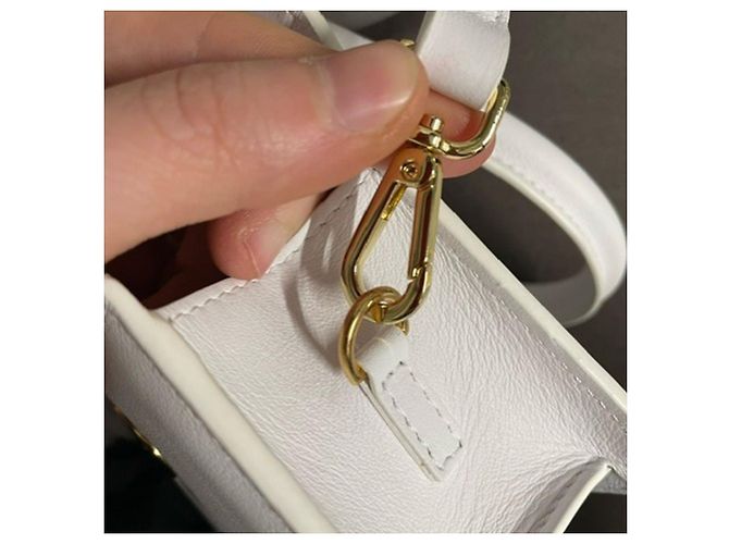 Borsa Mini Le Chiquito di Jacquemus in pelle bianca Bianco Crudo - vista 7