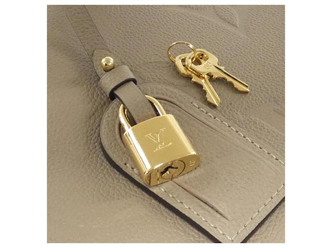 Borsa Louis Vuitton Monogram Empreinte Beige Grigio - vista 3