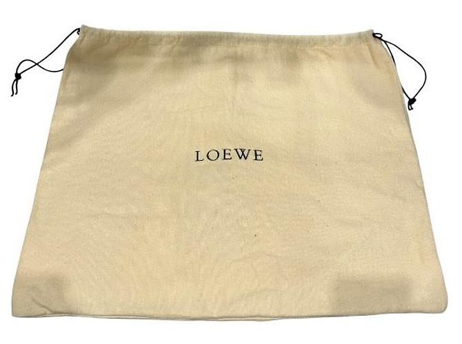 Borsa a tracolla in tela e pelle Loewe 160th Anniversary Marrone Rosso Beige - vista 5
