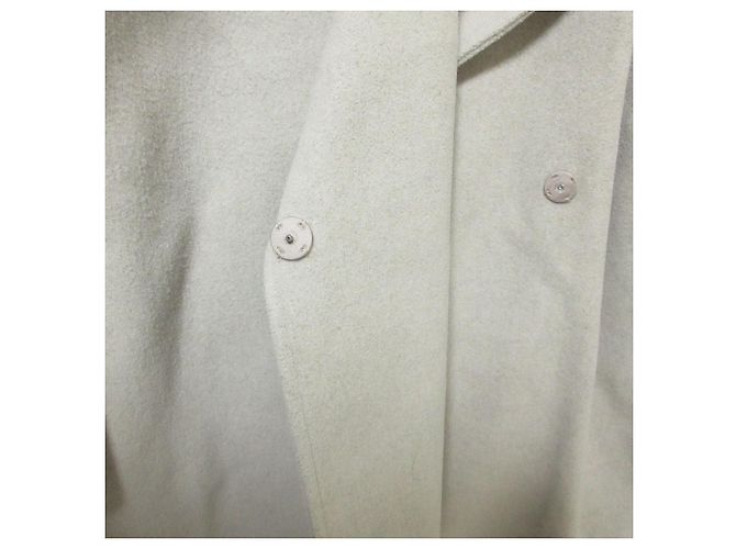 Autre Marque Abrigo pitchoune con gran cuello de chal Beige - vista 4