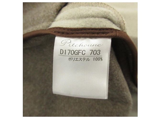 Autre Marque Abrigo pitchoune con gran cuello de chal Beige - vista 7