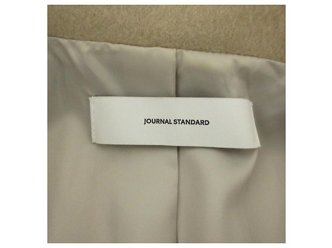 Autre Marque Abrigo de mezcla de lana y angora JOURNAL STANDARD Beige - vista 6