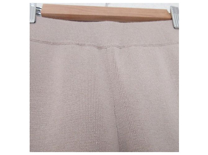 Autre Marque Pantaloni in maglia CLANE Rosa Beige - vista 3