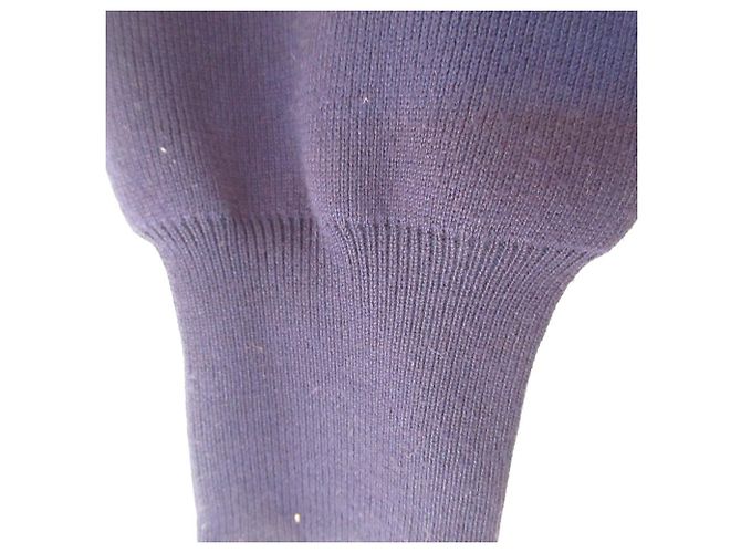 Autre Marque Feinstrick-Pullover mit glatter Oberfläche STYLE DELI Blau Marineblau - Ansicht 5