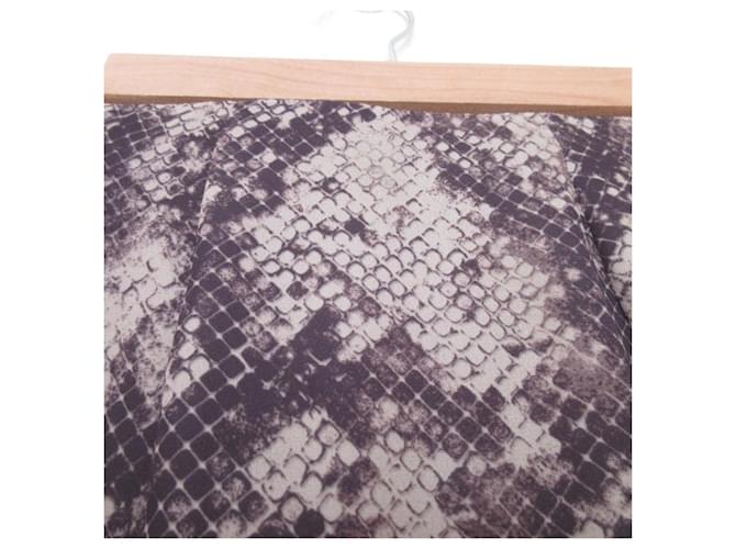 Autre Marque Falda Mila Owen Bias Switch Python Print Beige - vista 3