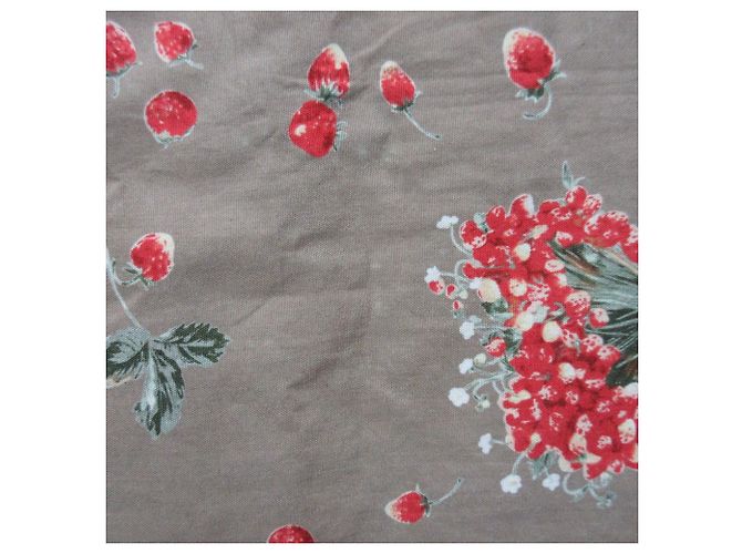 Autre Marque Falda larga cruzada con estampado de frutas WONDERFUL WORLD Beige - vista 10