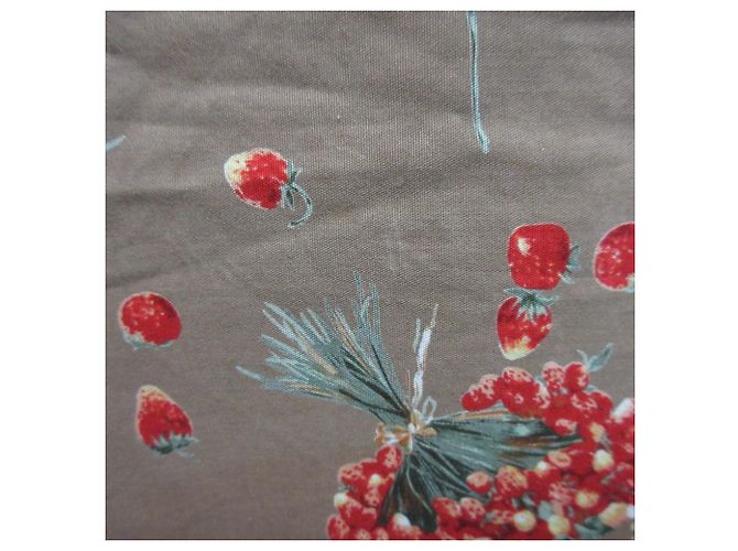 Autre Marque Falda larga cruzada con estampado de frutas WONDERFUL WORLD Beige - vista 11