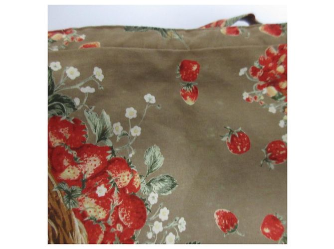 Autre Marque Falda larga cruzada con estampado de frutas WONDERFUL WORLD Beige - vista 12