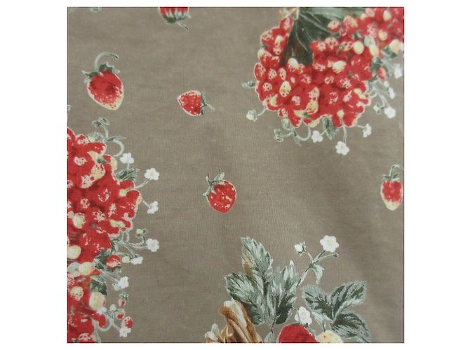 Autre Marque Falda larga cruzada con estampado de frutas WONDERFUL WORLD Beige - vista 13