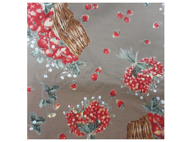 Autre Marque Falda larga cruzada con estampado de frutas WONDERFUL WORLD Beige - vista 15