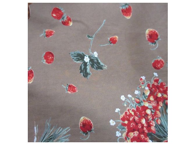 Autre Marque Falda larga cruzada con estampado de frutas WONDERFUL WORLD Beige - vista 16